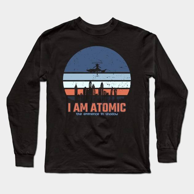 The eminence in shadow Cid Kagenou - The eminence in shadow anime characters fandom - Cid unleash his power in episode 5 I am ATOMIC - The eminence in shadow distressed vintage sunset Long Sleeve T-Shirt by Animangapoi